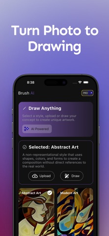 Photo to Drawing: Brush AI screenshot