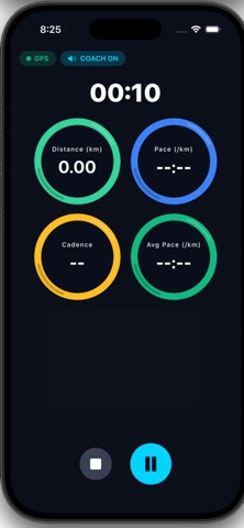 Ai Run Coach iPhone screenshot