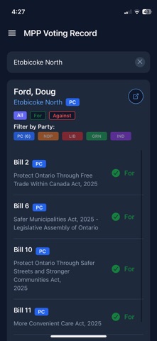 ONtheRecord screenshot
