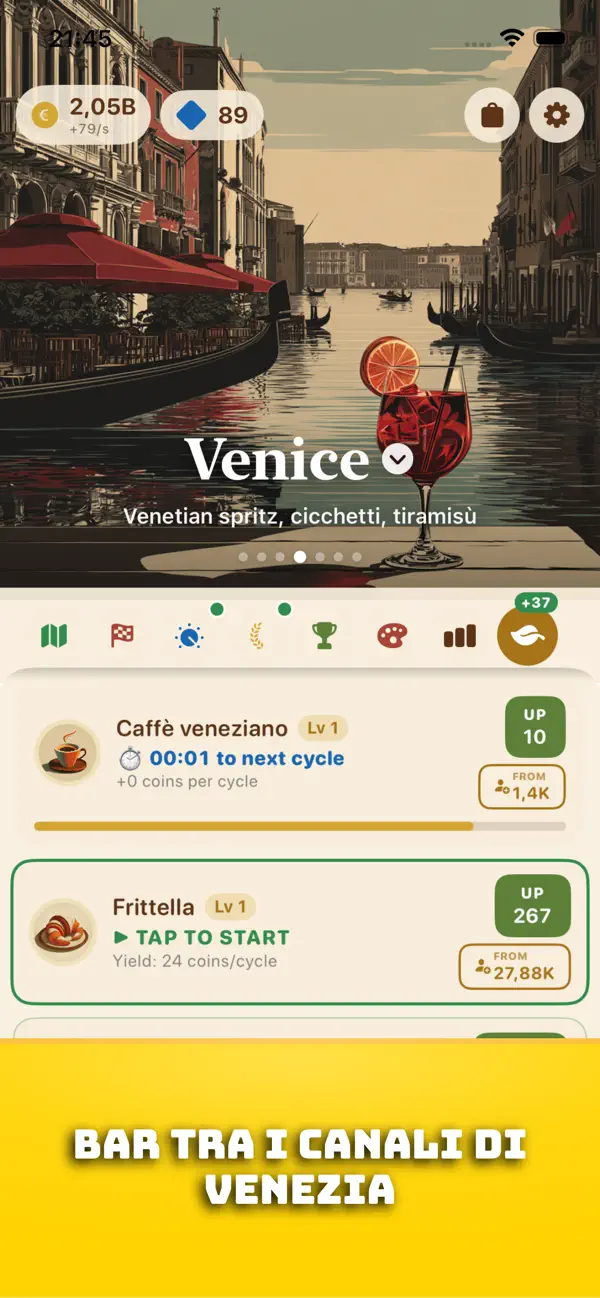 Schermata 3 di Bar Italia Tycoon