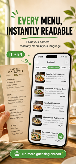 Forq: Menu Translator & Scan Screenshot 1 of 5