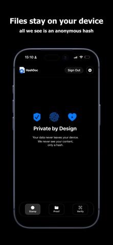 HashDoc screenshot