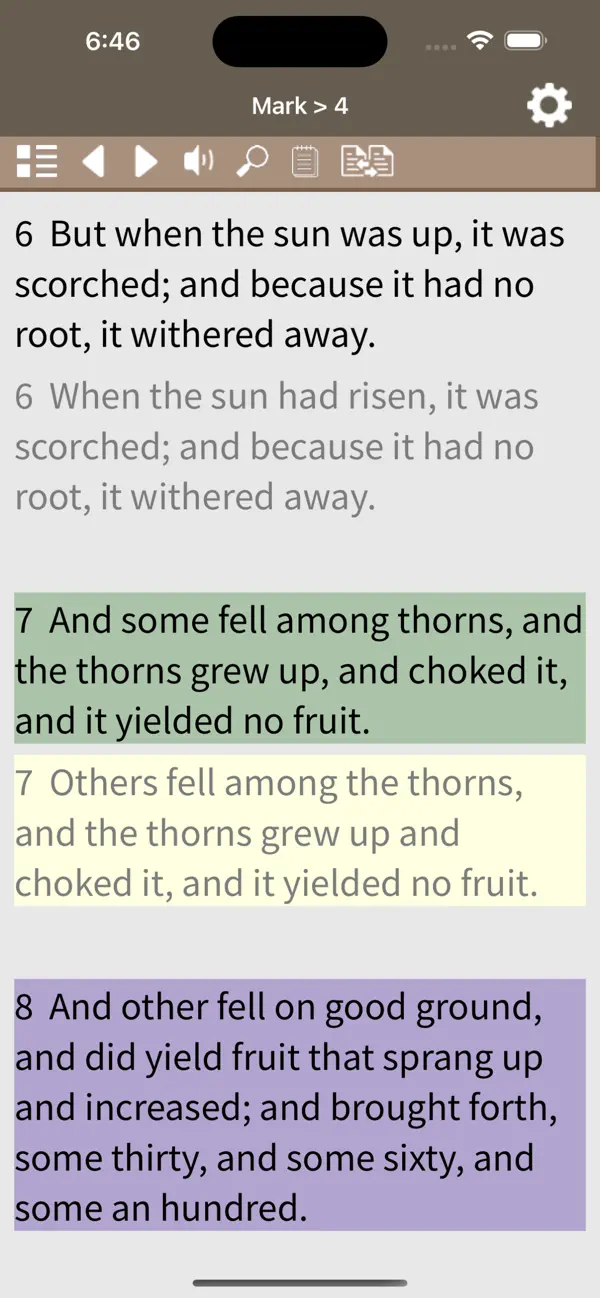 Screenshot #2 pour Seed Bible - KJV, ASV, WEB