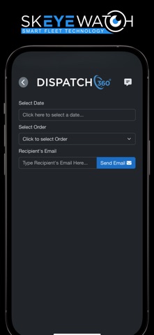 Dispatch360 Customer Portal screenshot