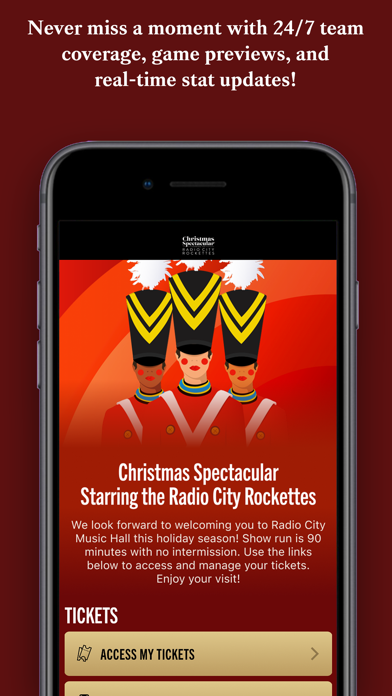 Rockettes App iPhone screenshot 3 - Entertainment app