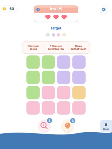 Gem Finder - Board Puzzle iPad screenshot