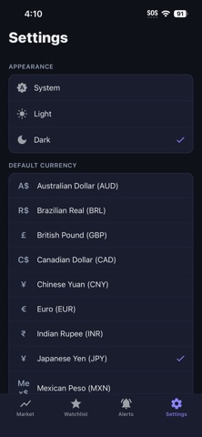 Crypto Pulse: Price Alerts Screenshot 5 of 8
