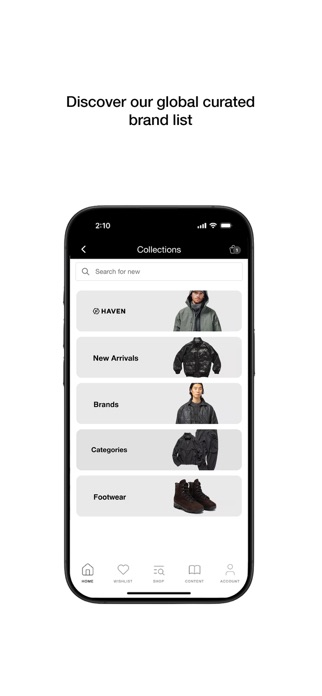 HAVEN App. Screenshot 2 of 6