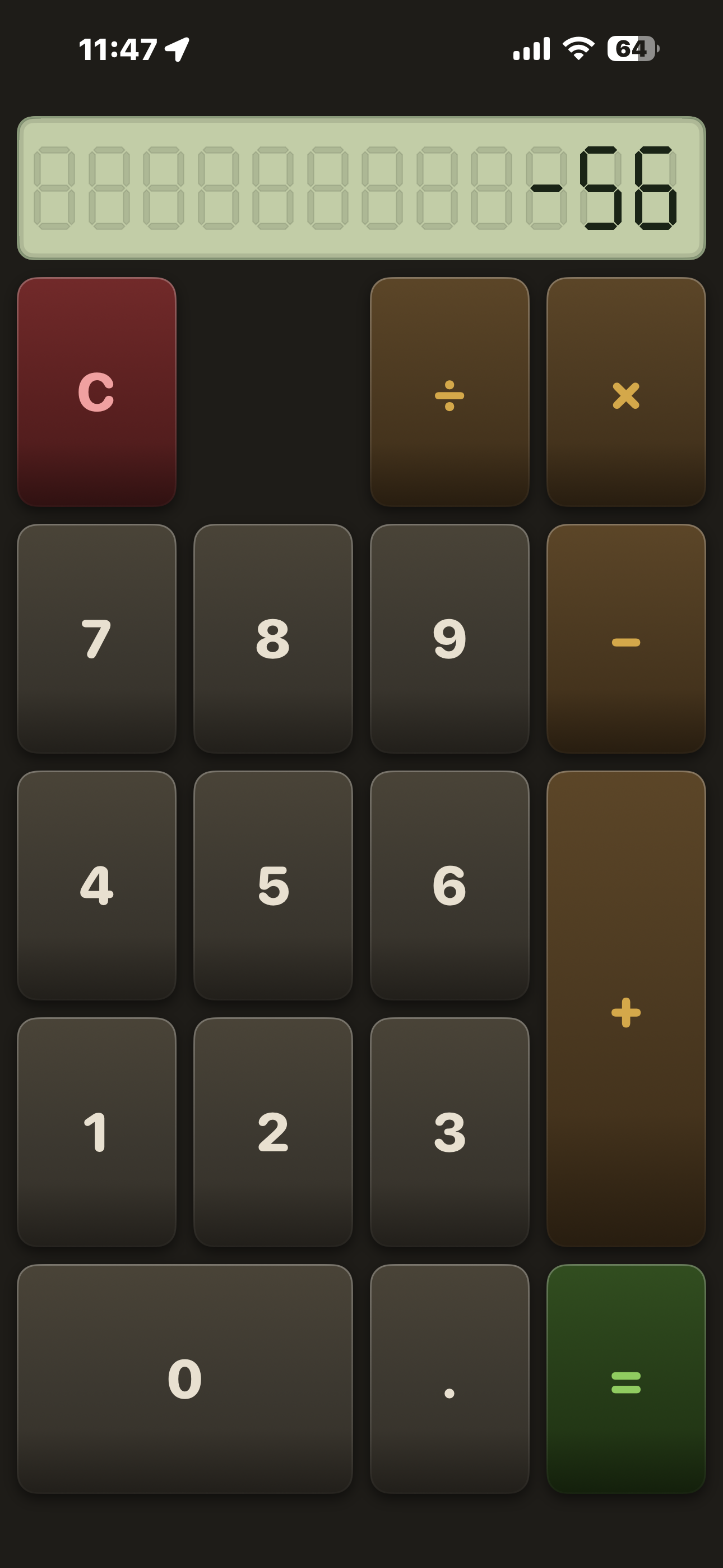 Retro Calc - Simple Calculator screenshot 3