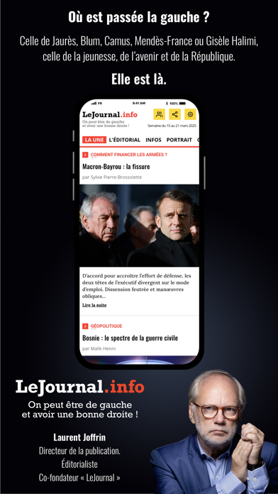 LeJournal.info iPhone screenshot 1 - News app