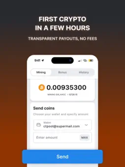 CT Pool: Crypto Mining App screenshot 10