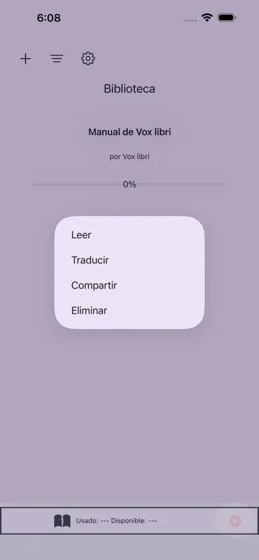 Vox libri screenshot 6 of 9