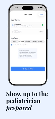 Baby Tracker for Dads screenshot