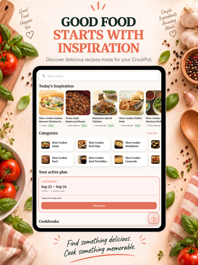 CrockPot Recipes & Meal Plans Screenshot