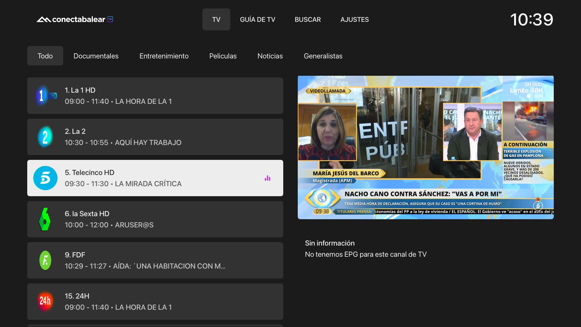 ConectaBalear TV screenshot 8