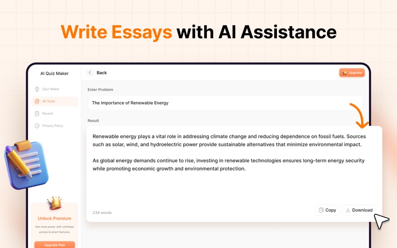 AI Quiz Maker - Flashcards screenshot