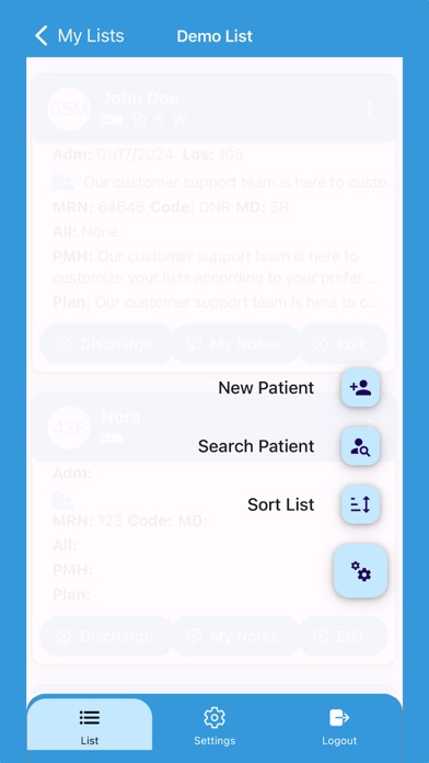 My Patients Screenshot