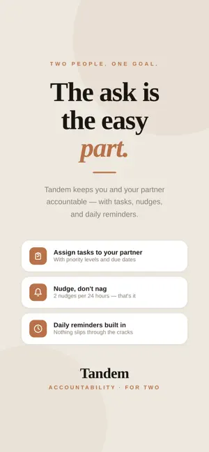 Tandem: Accountability Partner screenshot 1