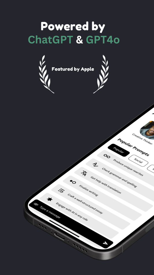 #1. AI Ask, Chat Chatbot Assistant (iOS) بواسطة: ibrahim karagz