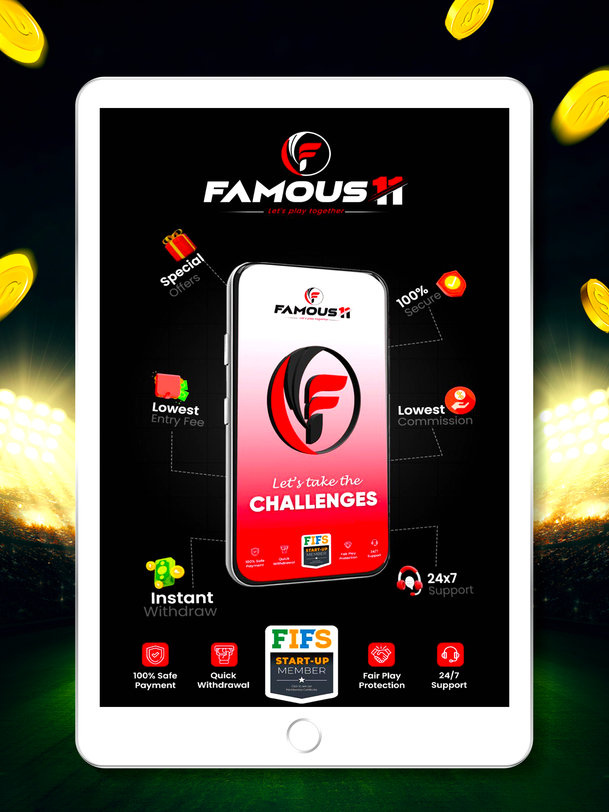 Famous11 - Fantasy Cricket App screenshot 9