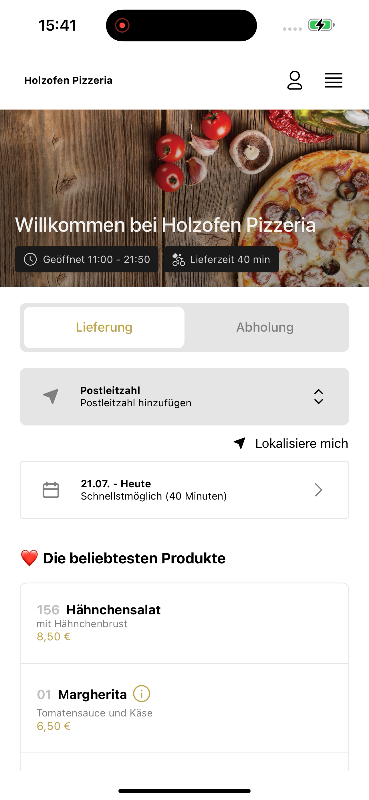 Holzofen Pizzeria screenshot 5