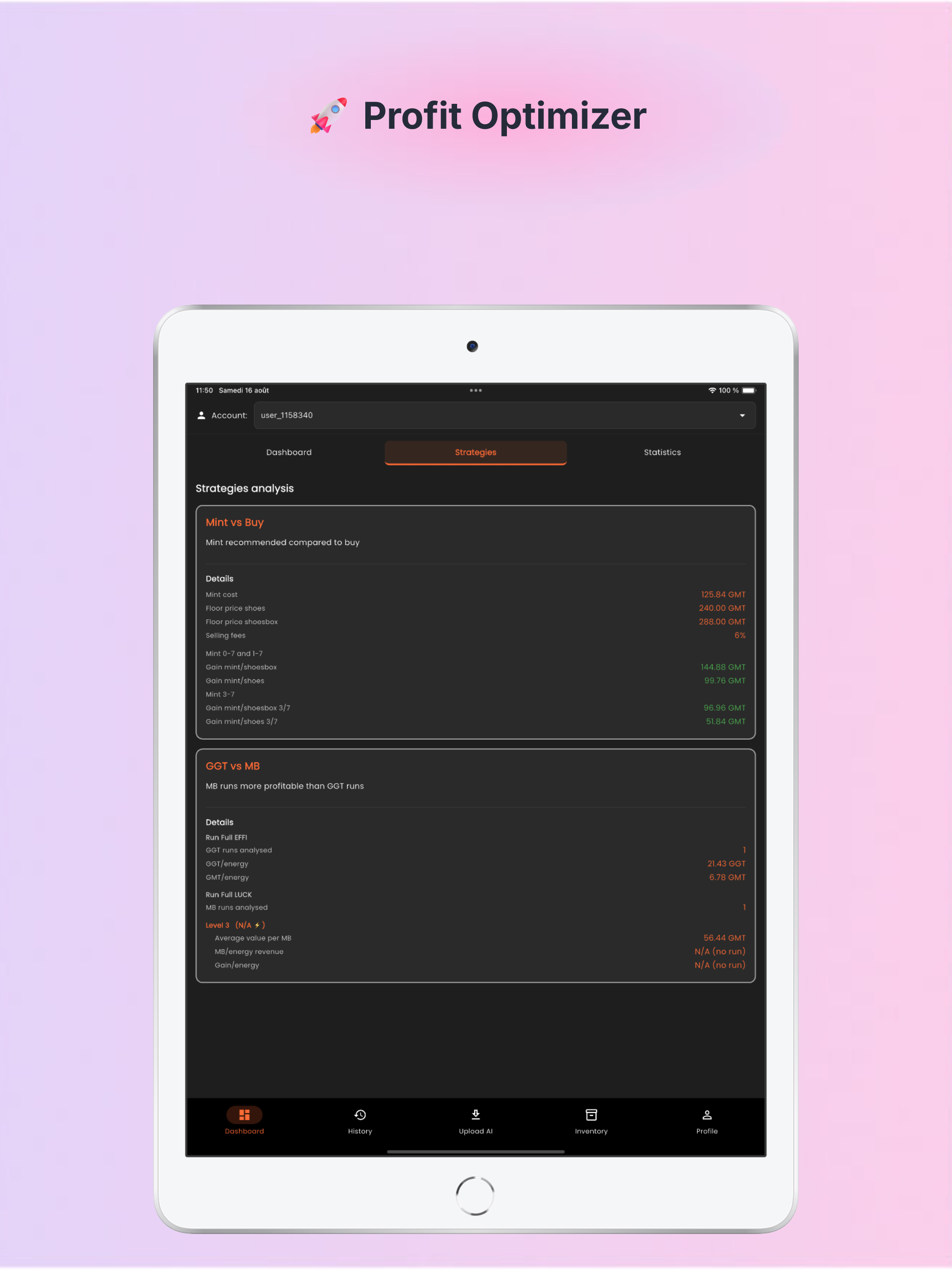 GainTrackerGo