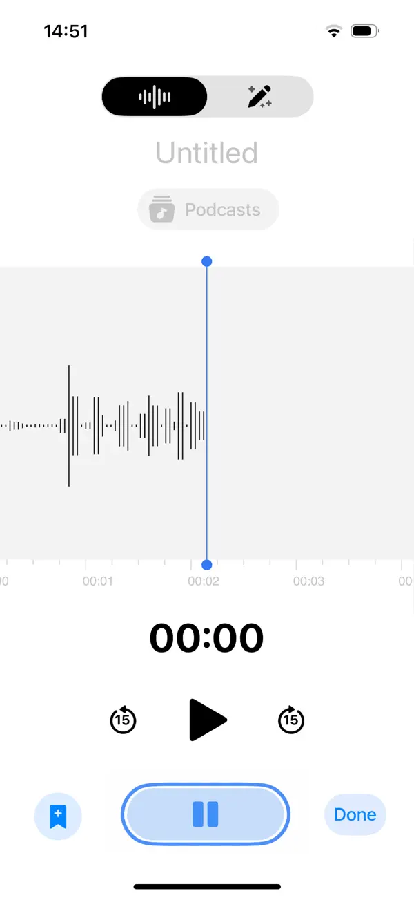Screenshot #1 pour Enregistreur Vocal ◉
