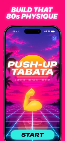 Push-Up Tabata Arm Blast App Store preview screenshot 1