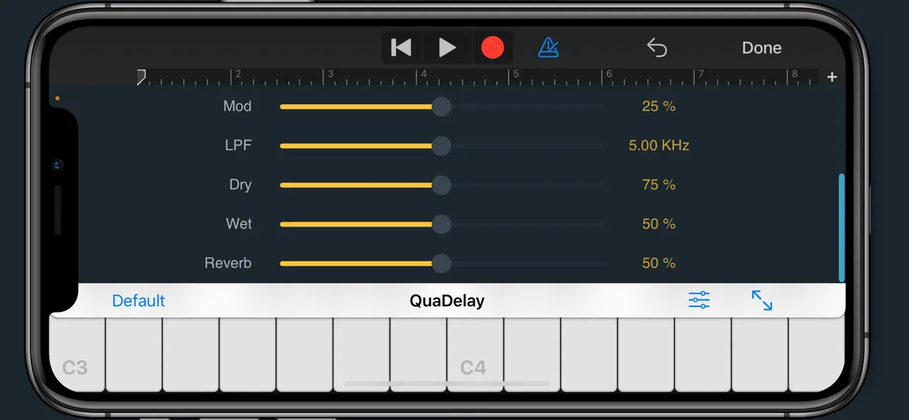 Screenshot #3 pour QuaDelay