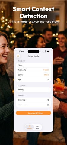 Generosity AI のスクリーンショット