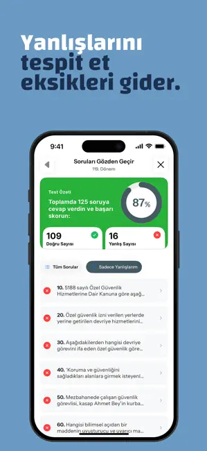 Özel Güvenlik Çıkmış Sorular iPhone screenshot 6