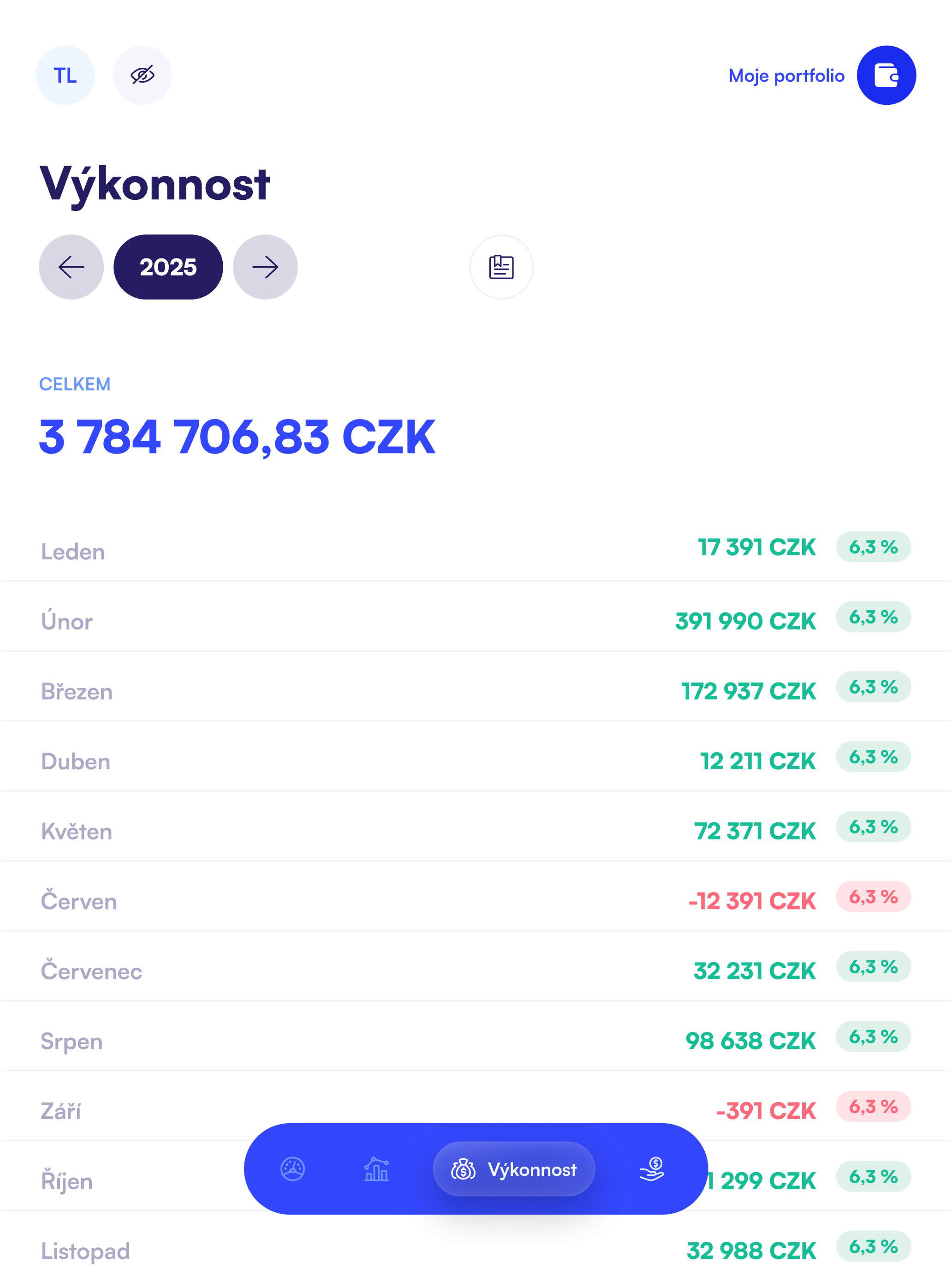 Monery - portfolio tracker