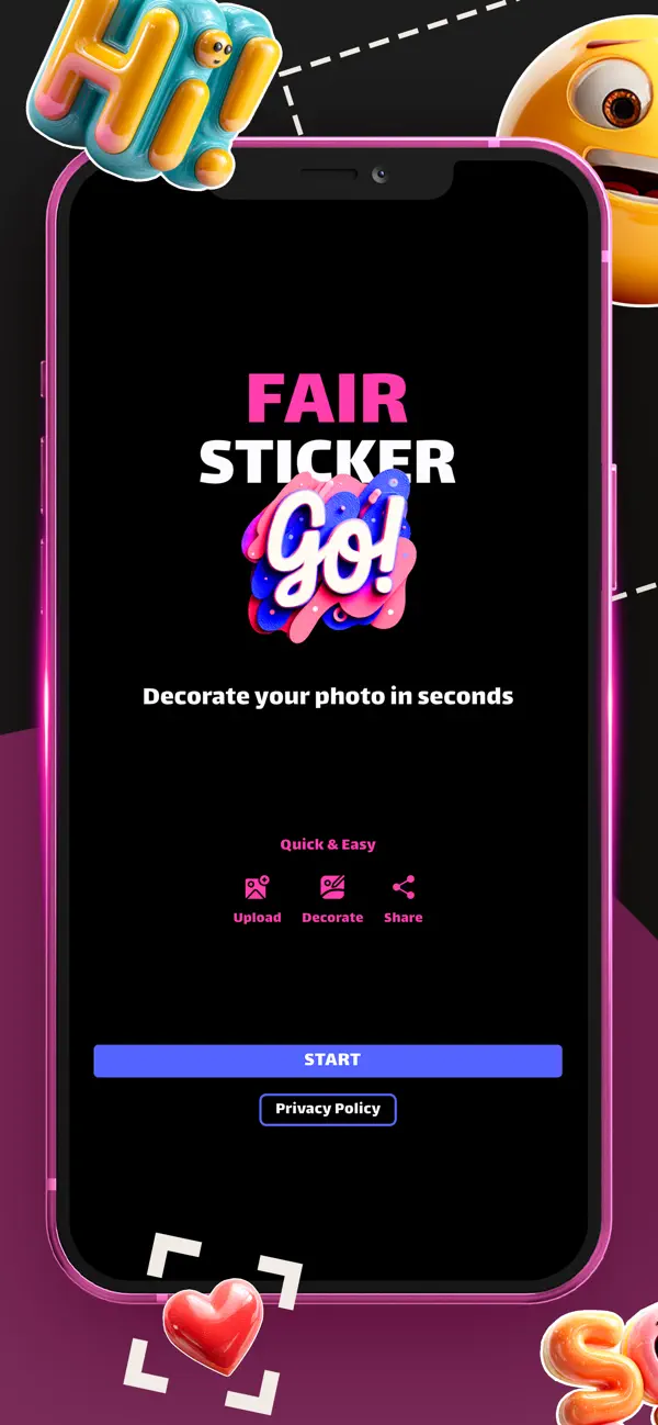 Screenshot #1 pour Fair Sticker Go
