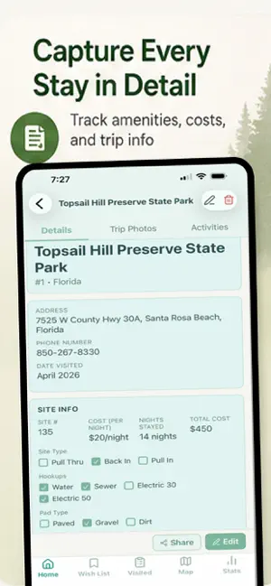 RV Campground Registry screenshot 4