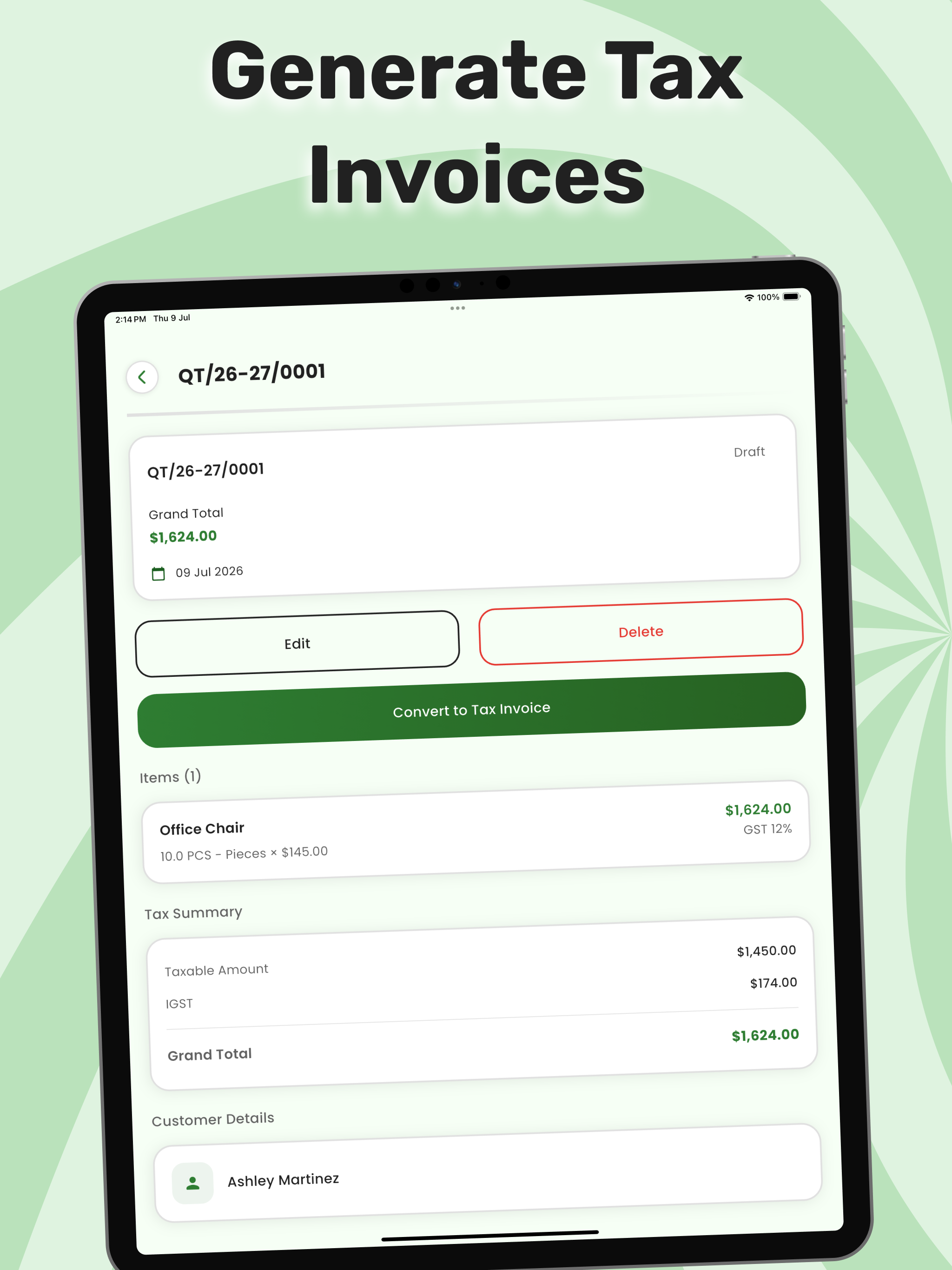 GST Billing Invoice Maker screenshot 8