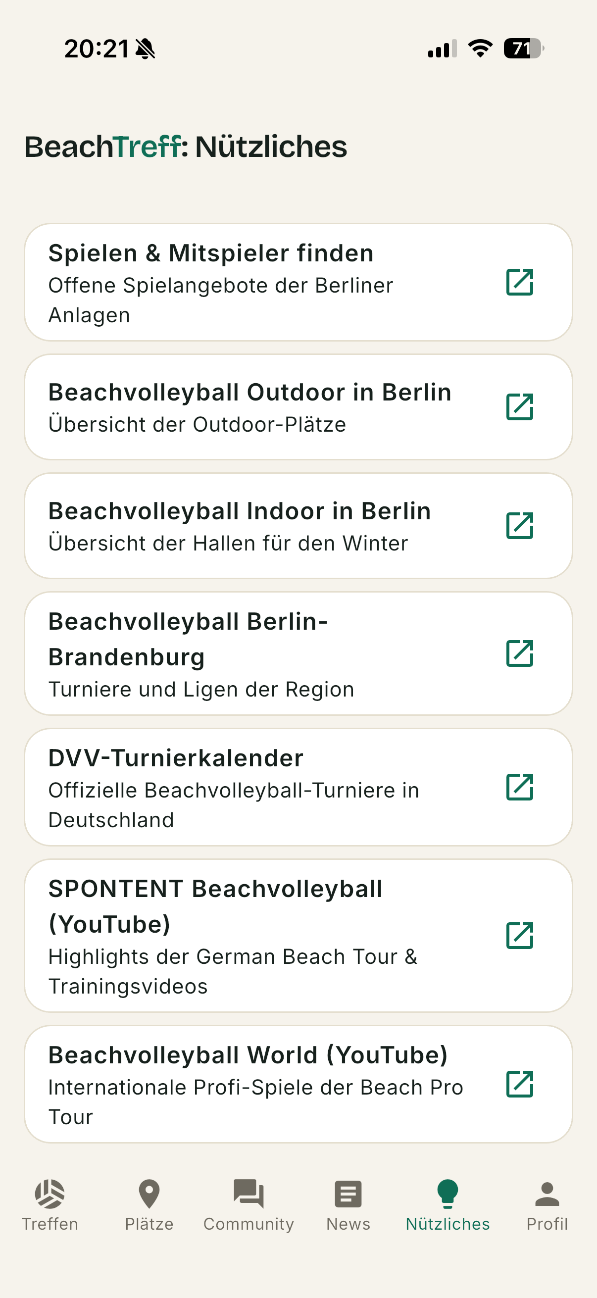 BeachTreff – Beachvolleyball screenshot 6