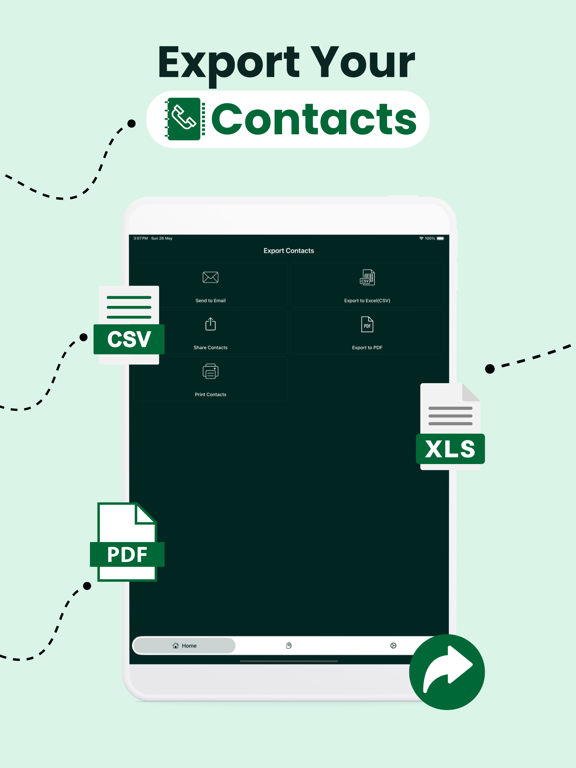 Screenshot #4 pour Getcontact Backup: vCard, CSV