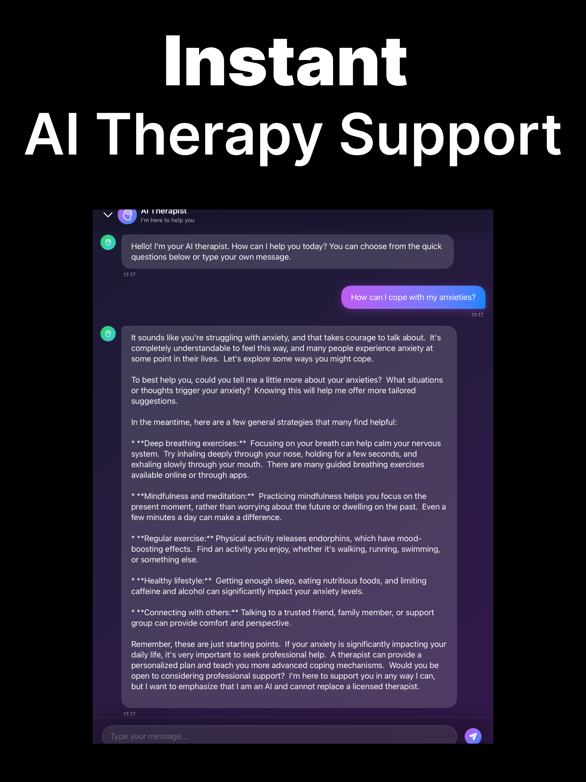 AI Therapist - ChatBot screenshot 5
