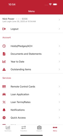 App screenshot
