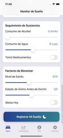 Sleep Tracker by M Power Me screenshot