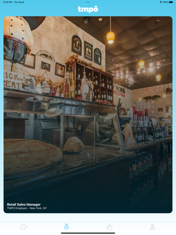 tmpō iPad screenshot 1 - Business app