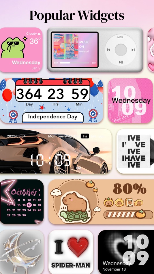 #1. ThemeKit: Widget & Icon Themes (iOS) di: Woohoo Studios