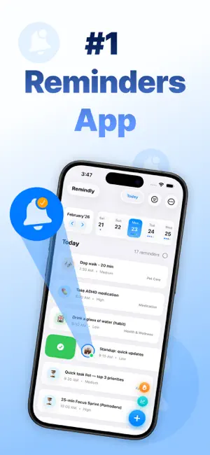 Remindly - All-in-One Reminder screenshot 1