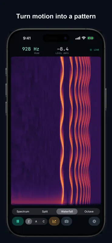 SonoSpec: Audio Spectrum RTA screenshot 6 of 10
