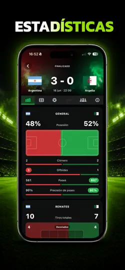 Captura de pantalla de Potrero: Fútbol En Vivo en iPhone 4