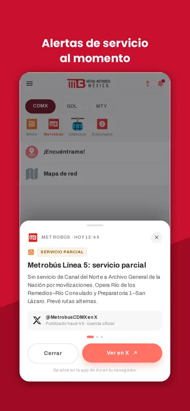 Metro - Metrobús México screenshot 5 of 8
