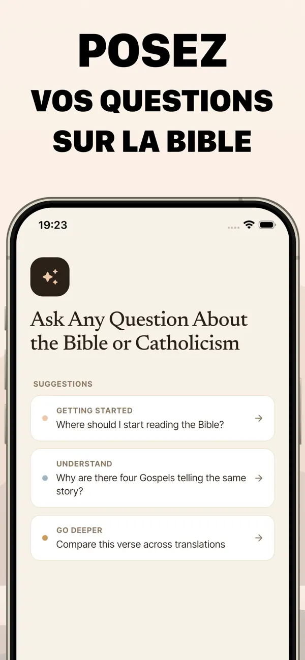 Screenshot #1 pour Bible Expert: Chat IA & Audio