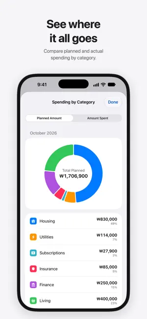Nameun: Fixed Expenses screenshot 4