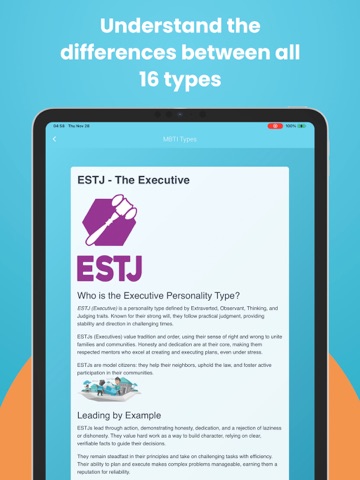 MyMBTI - Personality Test iPad screenshot