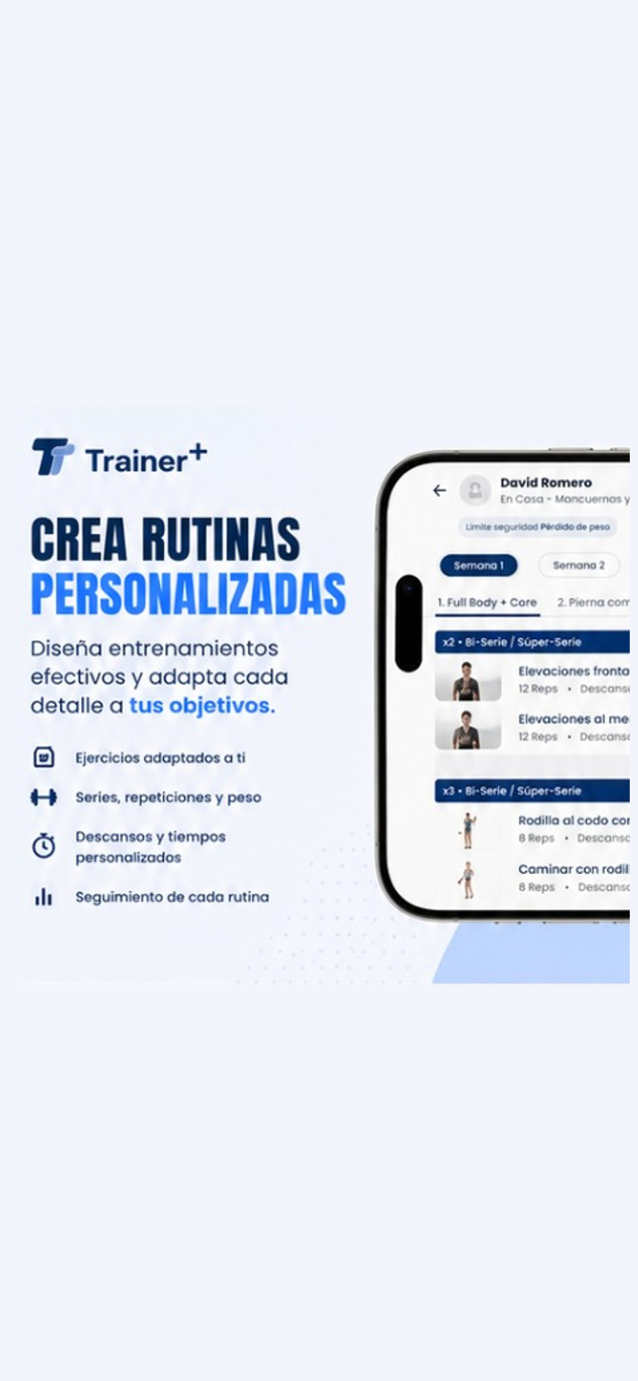 Trainer+ screenshot 3
